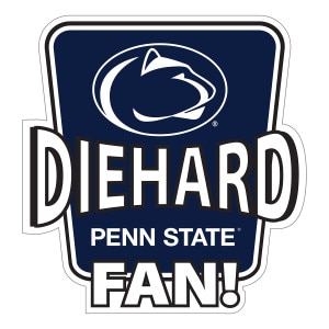 decal Diehard Penn State Fan!